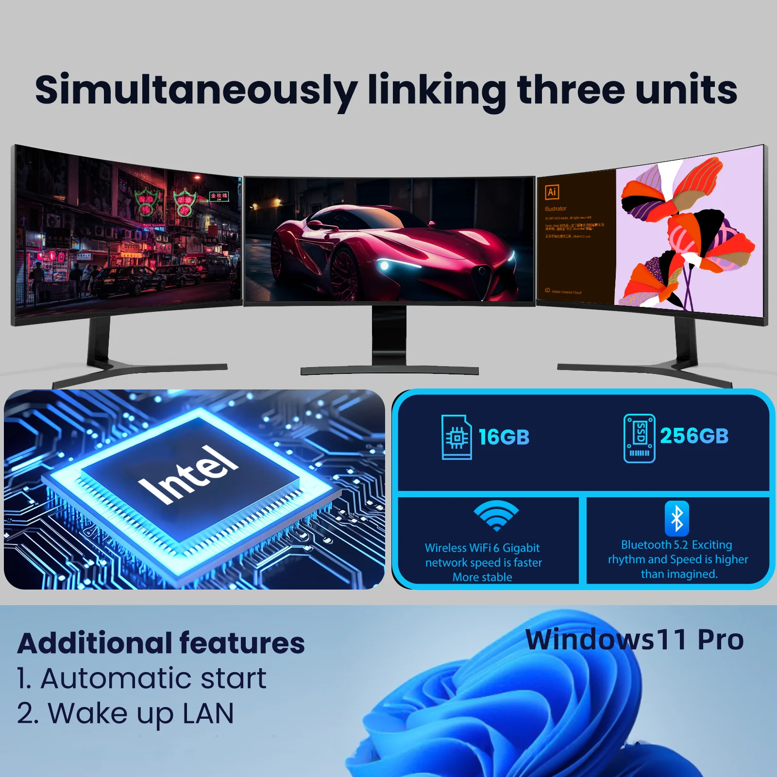 Nueva Mini PC Portátil i9 con Windows 11, Intel Core i9 8950HK, 16GB, 1TB, WiFi de Doble Banda, de 6 Núcleos Nueva Mini PC Portátil i9 con Windows 11, Intel Core i9 8950HK, 16GB, 1TB, WiFi de Doble Banda, de 6 Núcleos - Imagen 2