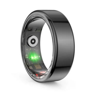 Anillo inteligente con logotipo OEM, monitor de actividad física inteligente, control por aplicación, monitor de sueño y función de impermeabilidad IP68.