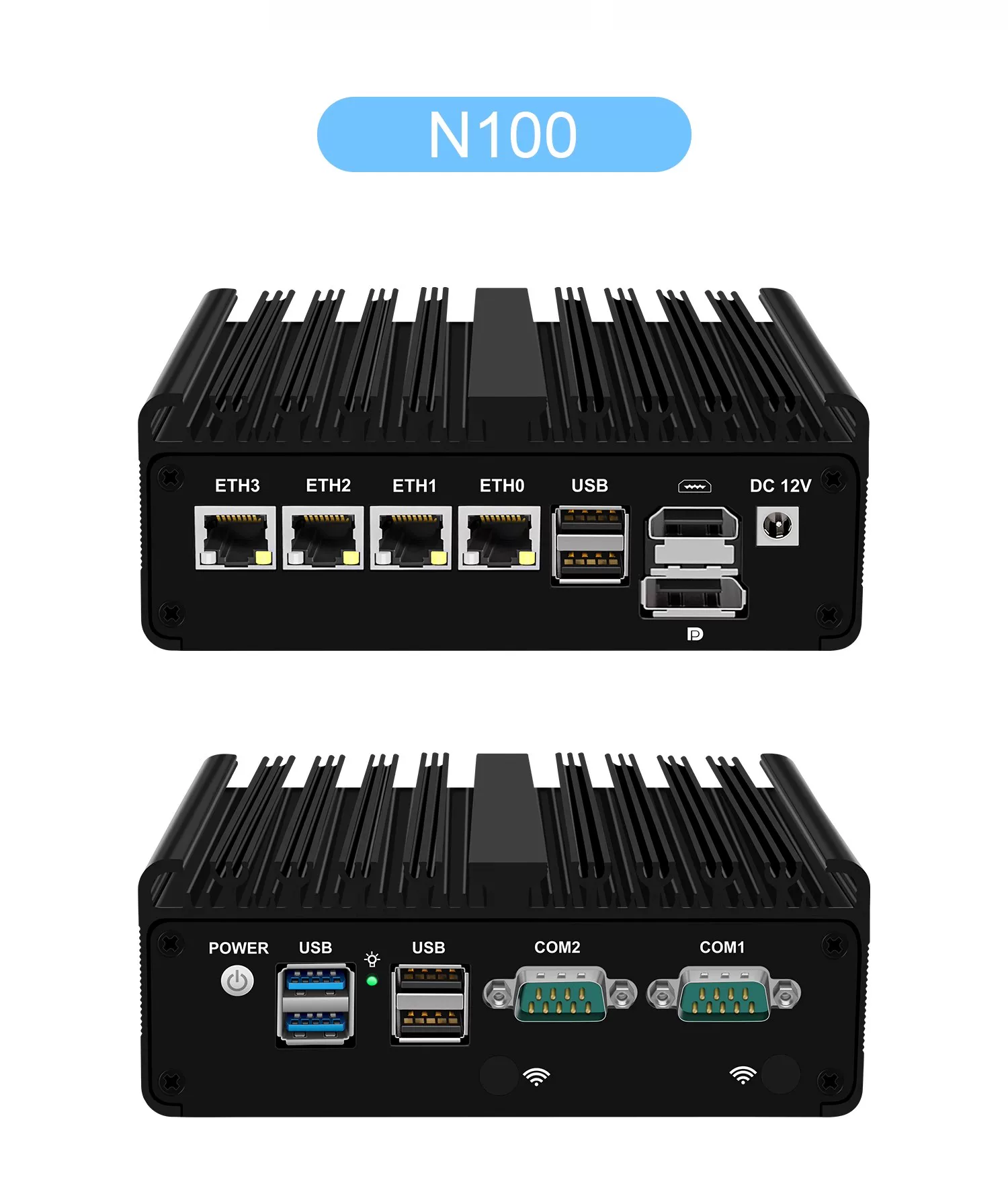 Router Firewall Intel N150 N100 N6000 J6412 Mini Ordenador de Bolsillo 4×2.5G i226 LAN Mini PC sin Ventilador pfSense PVE ESXi Router Firewall Intel N150 N100 N6000 J6412 Mini Ordenador de Bolsillo 4x2.5G i226 LAN Mini PC sin Ventilador pfSense PVE ESXi - Imagen 10