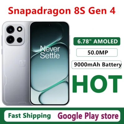 Teléfono Oneplus Turbo 6, Snapdragon 8S Gen 4 OTA, Pantalla AMOLED de 6.78 Pulgadas y 165 Hz, Cámara de 50.0 MP, Batería de 9000 mAh, Carga de 80 W, IP69