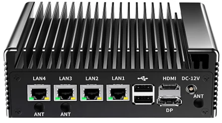 Router Firewall Intel N150 N100 N6000 J6412 Mini Ordenador de Bolsillo 4×2.5G i226 LAN Mini PC sin Ventilador pfSense PVE ESXi Router Firewall Intel N150 N100 N6000 J6412 Mini Ordenador de Bolsillo 4x2.5G i226 LAN Mini PC sin Ventilador pfSense PVE ESXi - Imagen 12