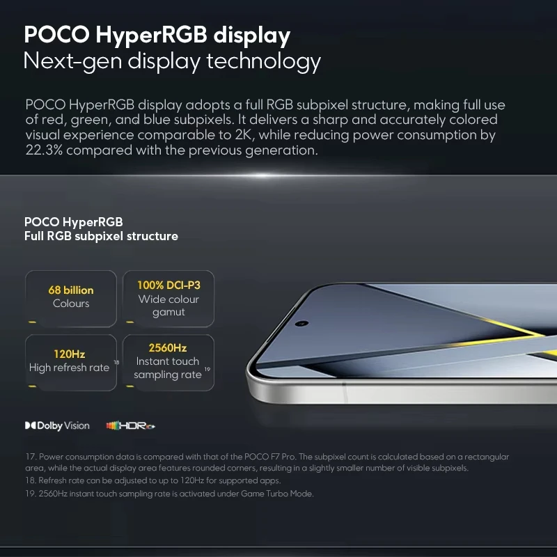 Teléfono Inteligente POCO F8 Pro 5G Versión Global Snapdragon ® 8 Elite Pantalla AMOLED HyperRGB de 6.59 Pulgadas y 120Hz, 6210mAh, NFC Teléfono Inteligente POCO F8 Pro 5G Versión Global Snapdragon ® 8 Elite Pantalla AMOLED HyperRGB de 6.59 Pulgadas y 120Hz, 6210mAh, NFC - Imagen 4