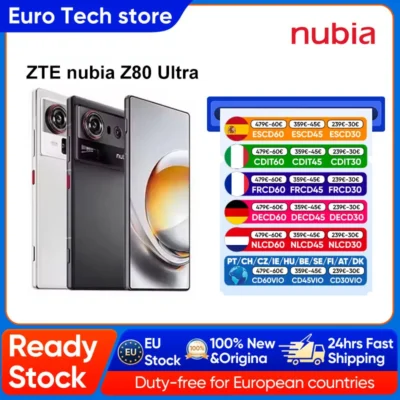 ZTE nubia Z80 Ultra 5G Smartphon versión Global Snapdragon 8 Elite Gen 5 7200mAh 6,85 ''144Hz pantalla Oled 90W carga rápida